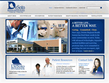 Tablet Screenshot of desotoregional.com